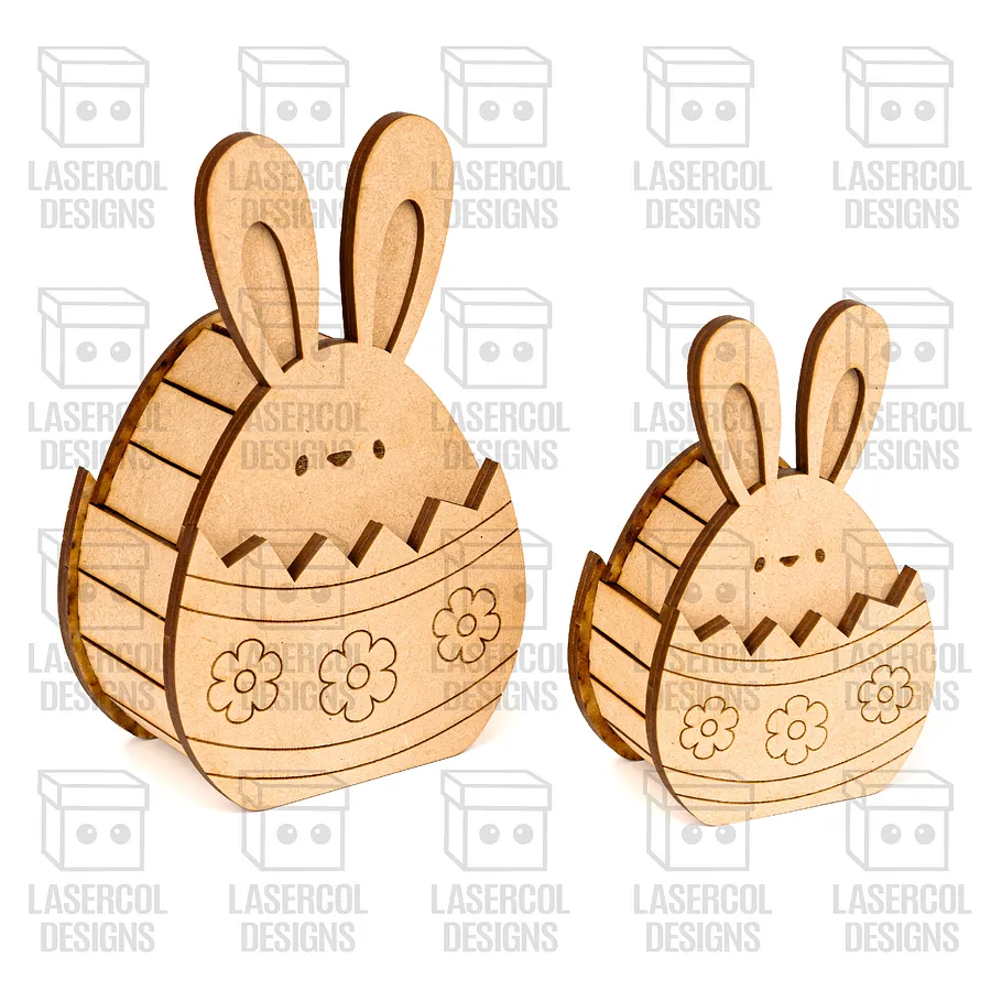 Easter Bunny Egg Box (2 Sizes, 4 Styles) - Laser Cut Files product image (5)