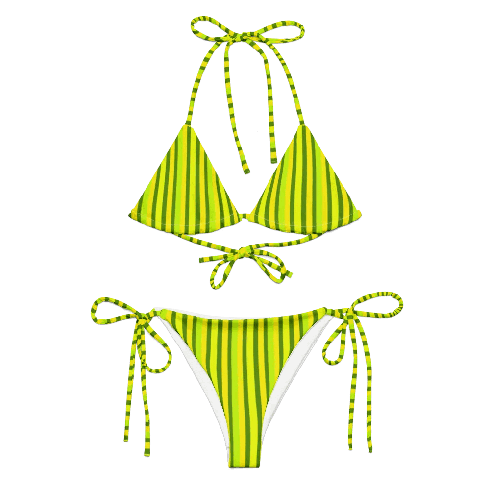 Reclaimed Key Lime Harmony String Bikini product image (1)