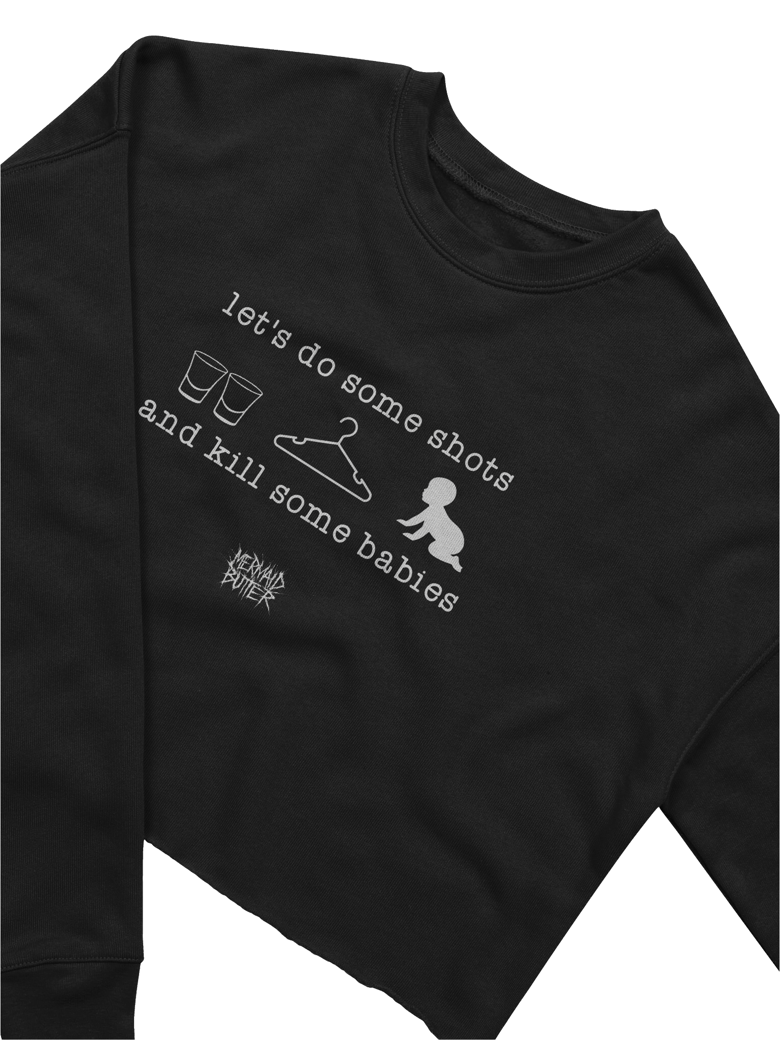 Abortion Party Crop Sweatshirt product image (2)