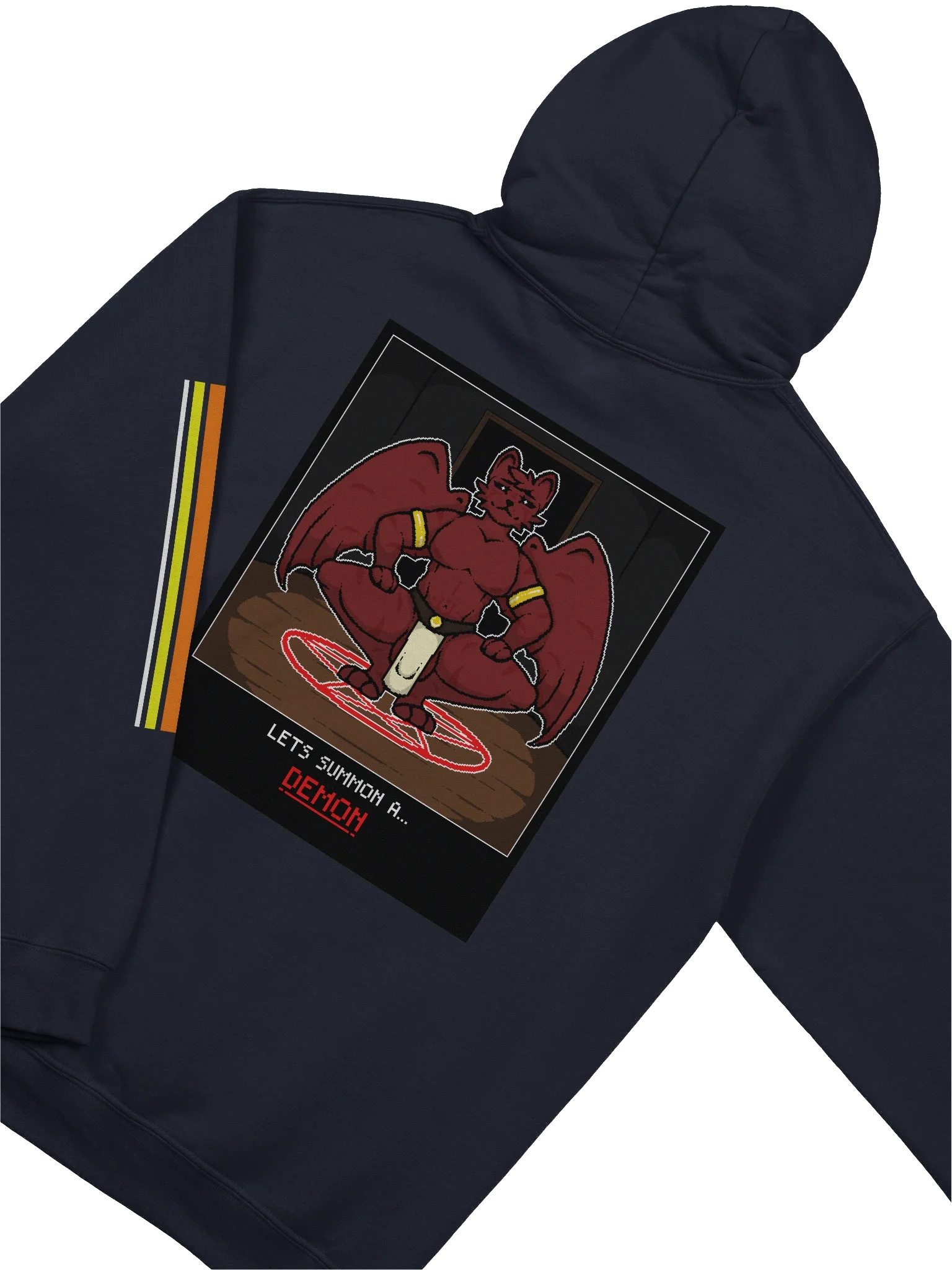 "Lets Summon" Pixel Print Hoodie product image (4)