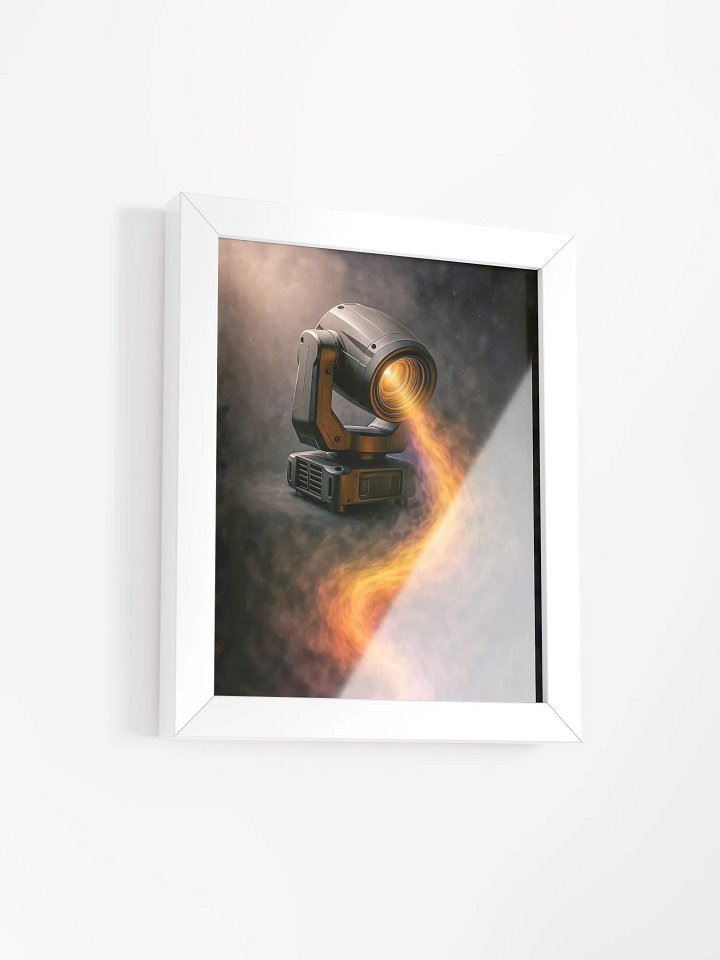 Theatrically Jerry: Light Beam Cyclone Moving Head Light Fine Art Print product image (11)