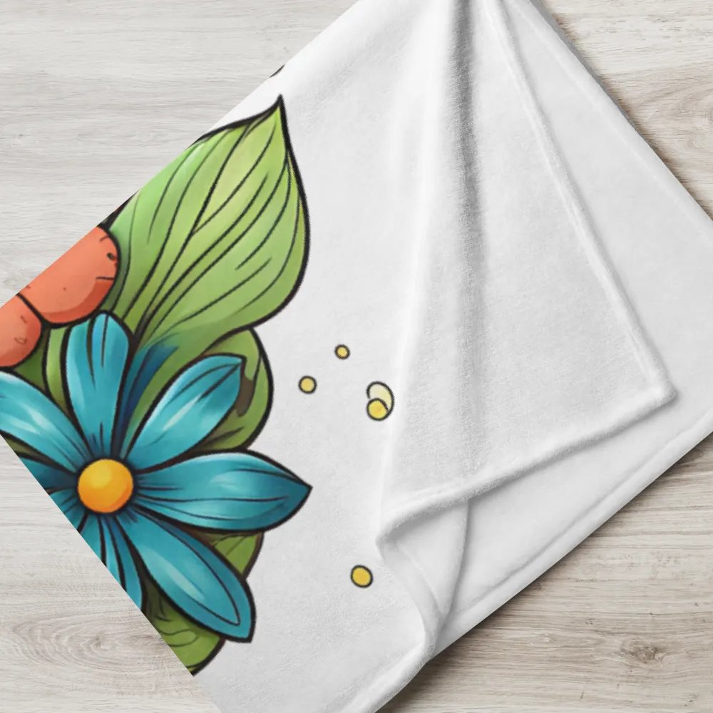 Colorful Cross and Floral Throw Blanket product image (17)