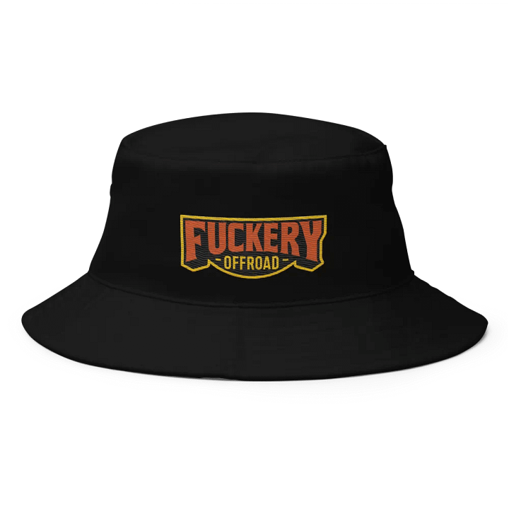 Bucket Hat with Retro Colour Fuckery Text Logo product image (1)