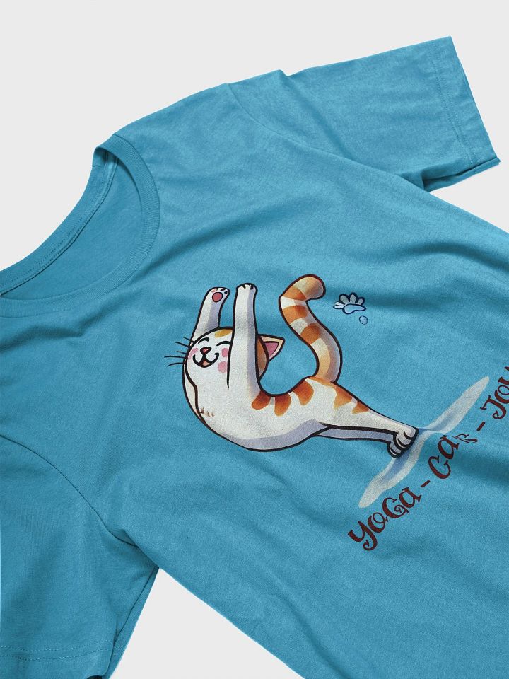Yoga Cats Joy T-Shirt – Playful Yoga Cat Design product image (2)