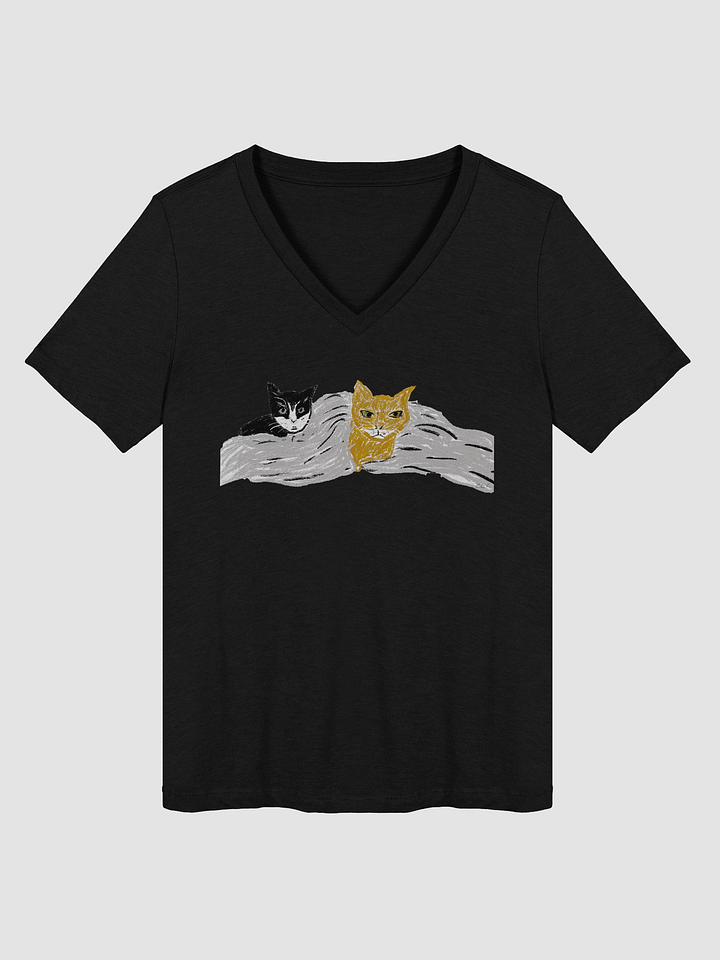 The Kitties Relaxed V-Neck Tee product image (4)