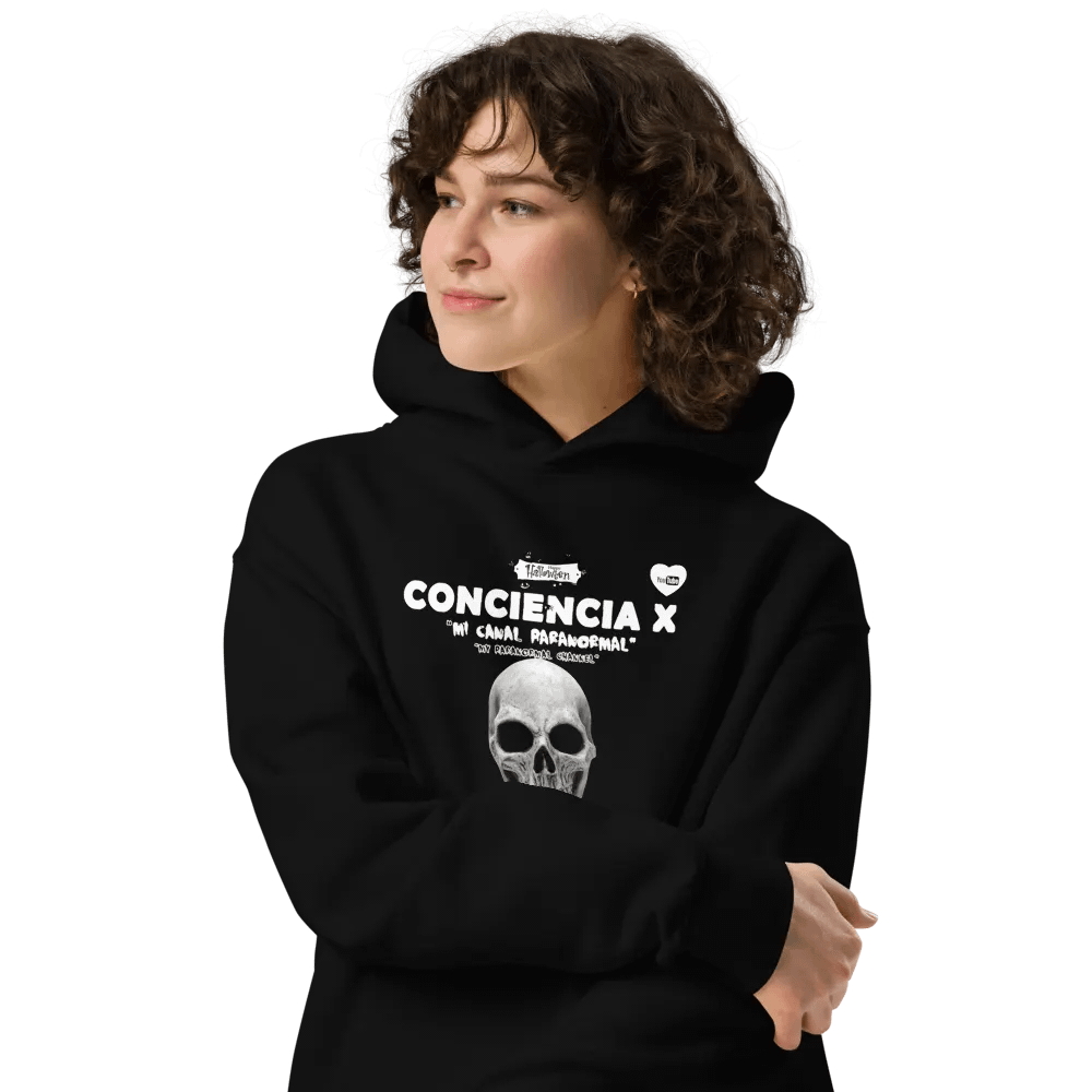 Paranormal Halloween Skull Oversized Hoodie product image (4)