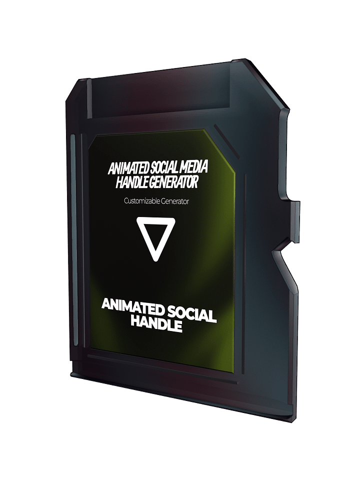 Animated Social Media Handle for DaVinci Resolve product image (1)