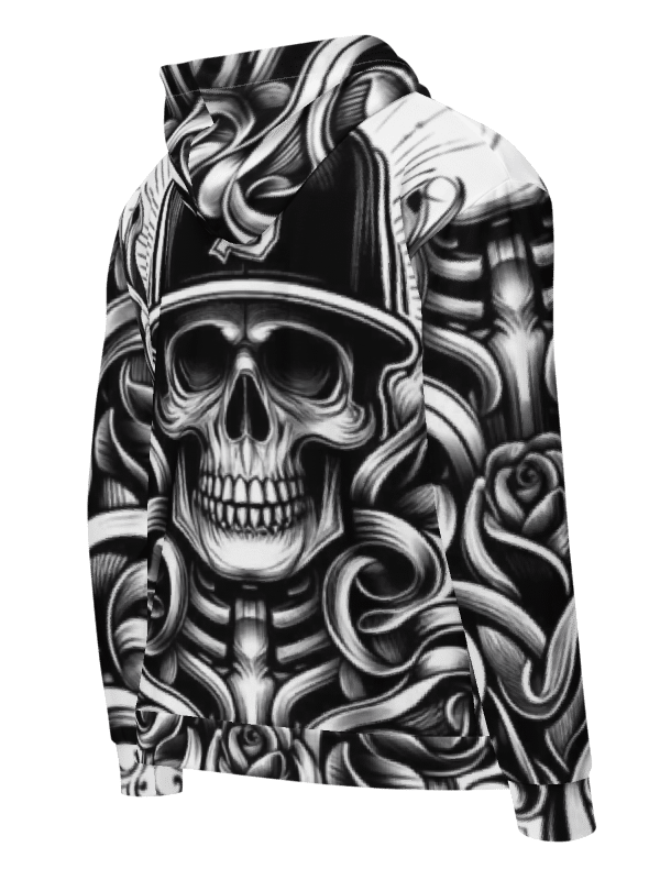 Savage Skull Zip Hoodie product image (3)