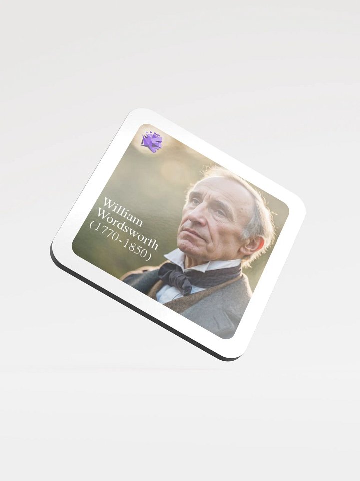 William Wordsworth Cork Coaster product image (1)