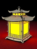 Japanese Pagoda Lantern Laser Cut File Candle Holder Night Light Decor Lamp Digital Download SVG, DXF, AI product image (1)