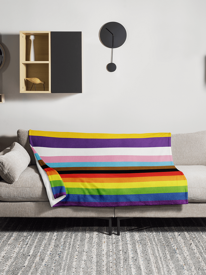 Pride Stripes throw blanket product image (1)