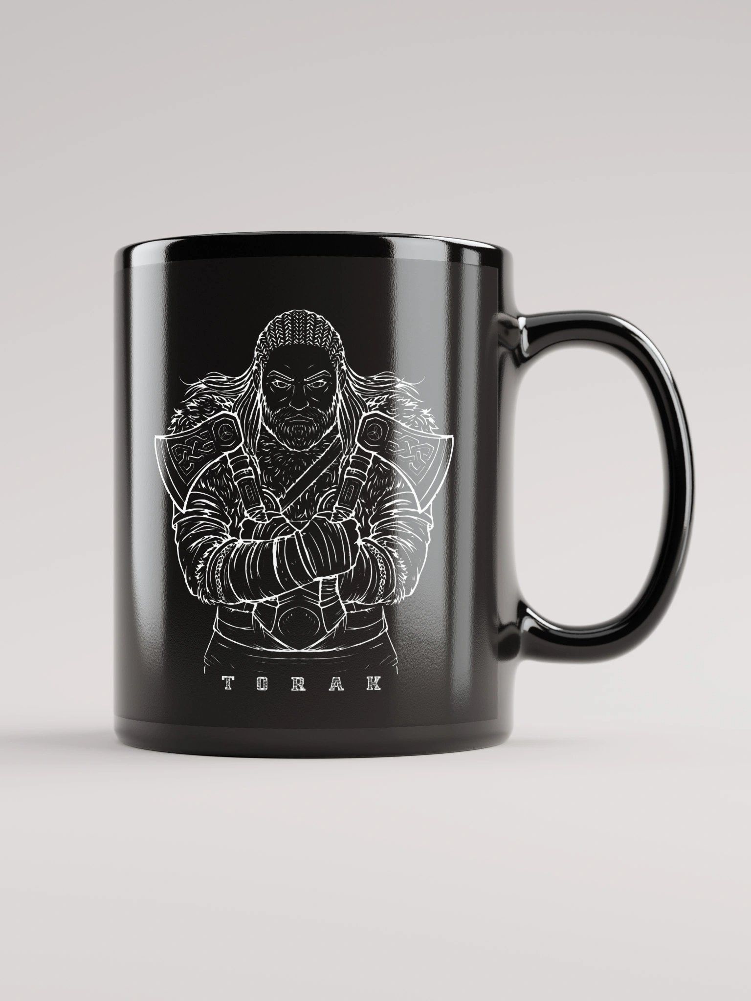 "White Character" Black Coffee Mug product image (1)