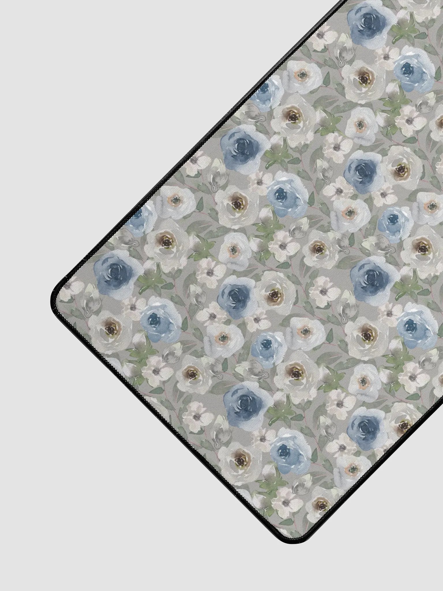 Grey Roses Desk Mat product image (3)