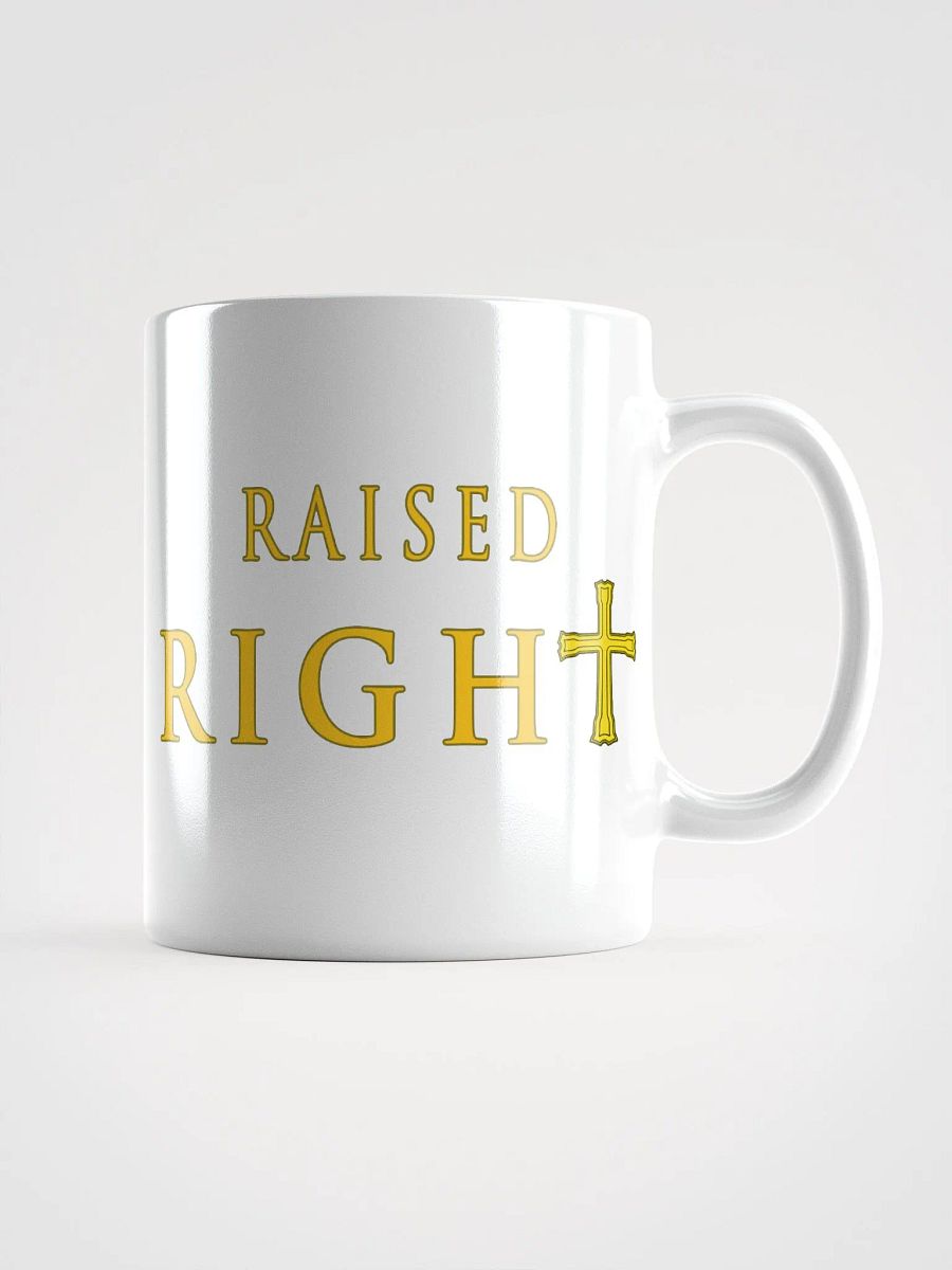 Raised Right Gold Cross Mug product image (2)