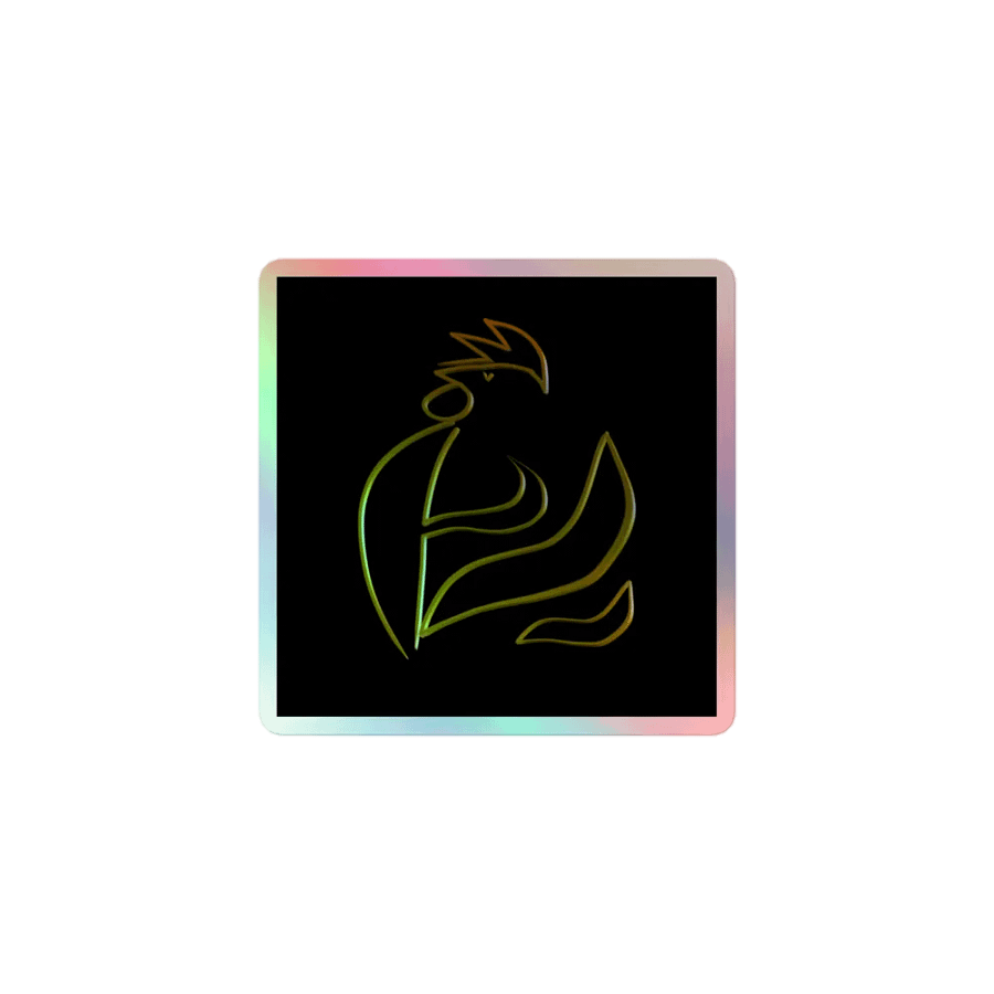 Cock Energy Holographic Sticker Set product image (1)