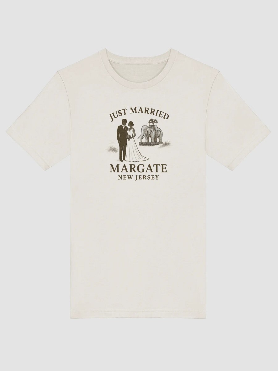 Margate NJ "Just Married" Ultra-Soft Wedding Tee product image (1)