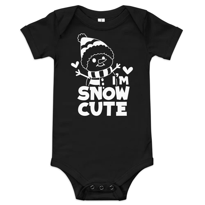 “I’m Snow Cute” Baby One-Piece product image (1)