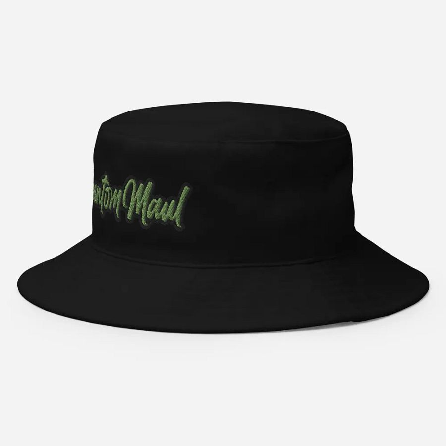 'PhantomMaul' Bucket Hat Kiwi Green Lettering product image (10)
