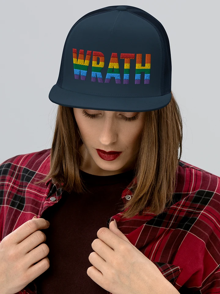 WRATH 2023 embroidered trucker hat product image (1)