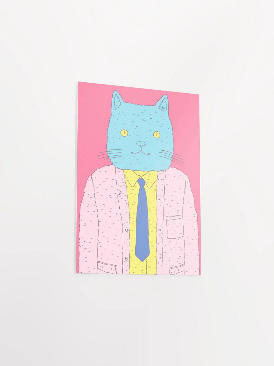 Mr. Whisker's Enterprise: The Happy Go Lucky Pussy Matte Print product image (3)