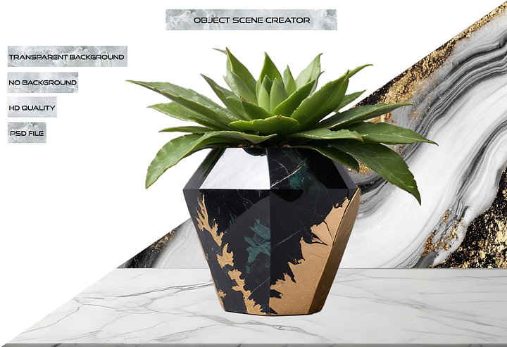 Quartz Eclipse – Succulent Pot png product image (2)