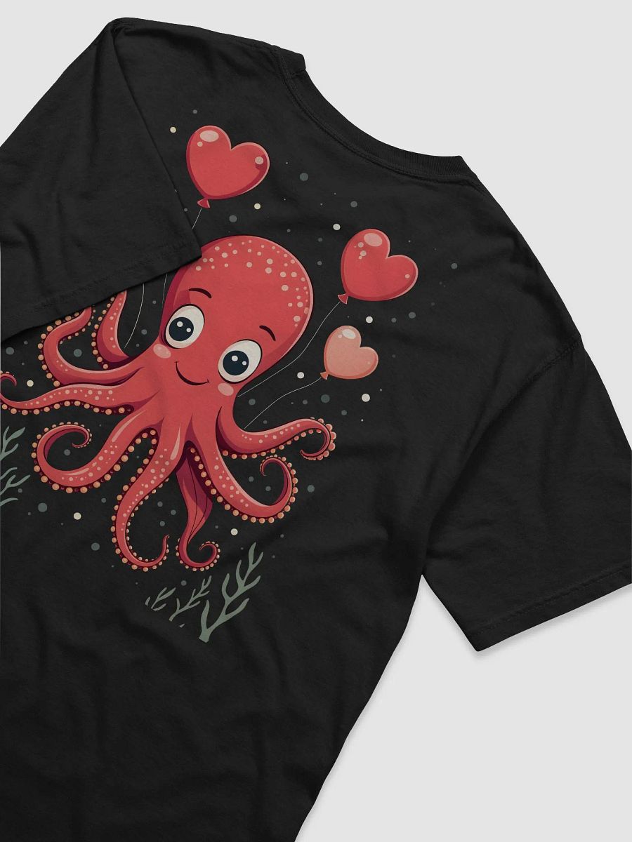 Octopus With Hearts Balloons T-Shirt product image (26)
