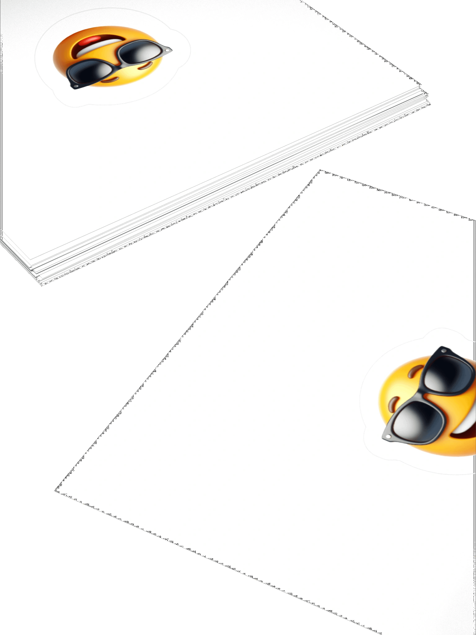 Smile Face Cool Vibes Sticker product image (4)