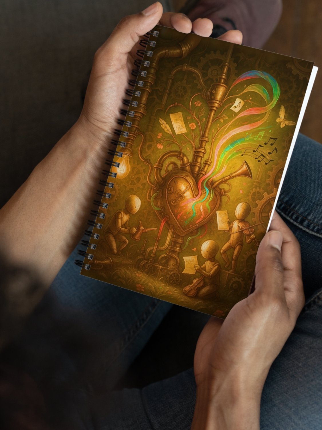 Steampunk Symphony - Spiral Journal Notebook product image (7)