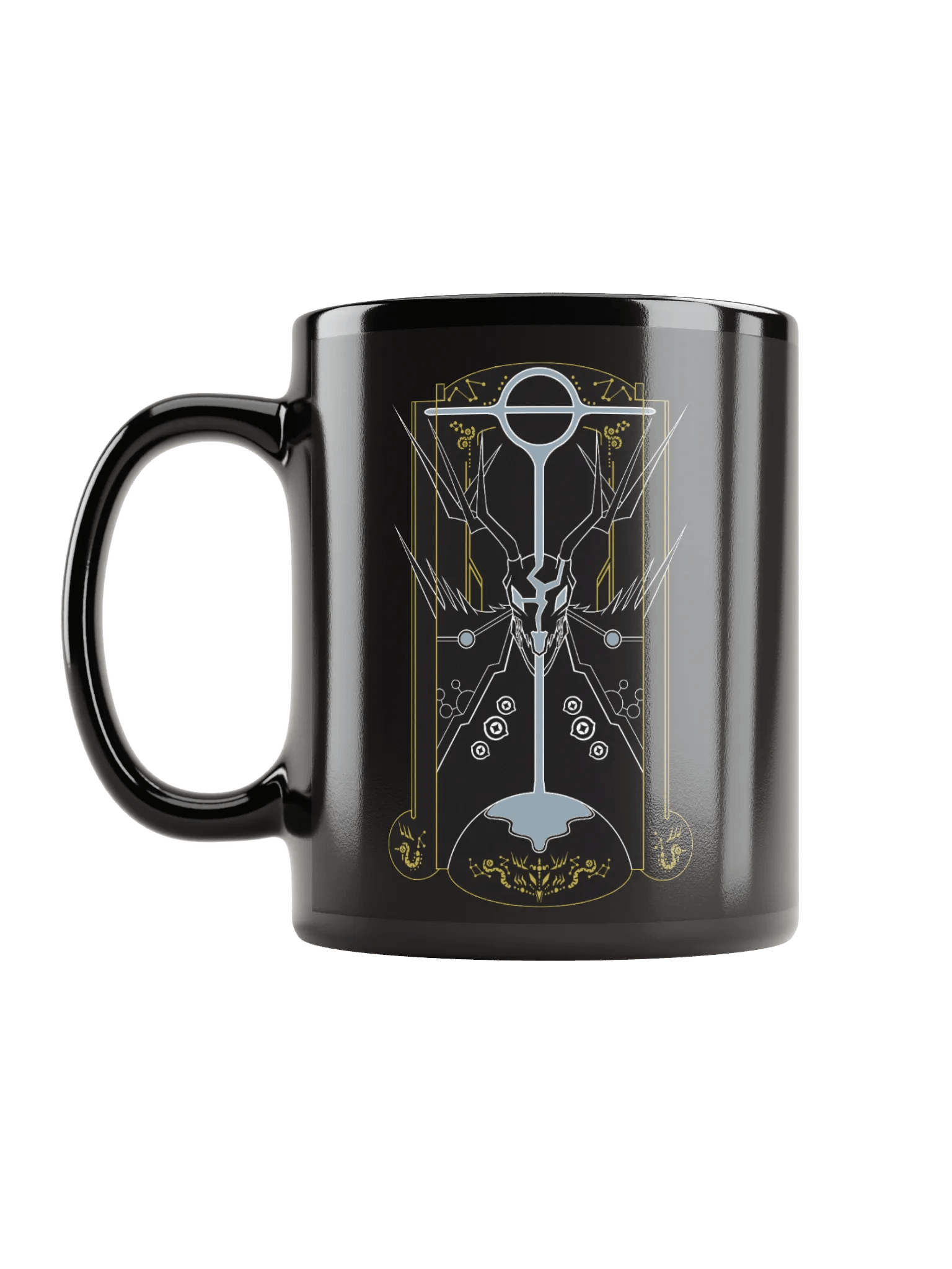 Blue Blight Sigil Black Mug product image (1)