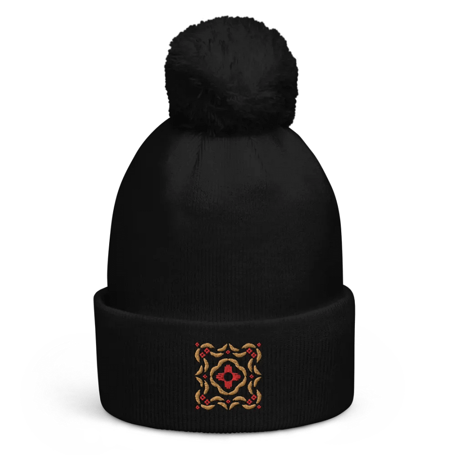 Zia sun Feather in Red and Gold Beanie product image (4)
