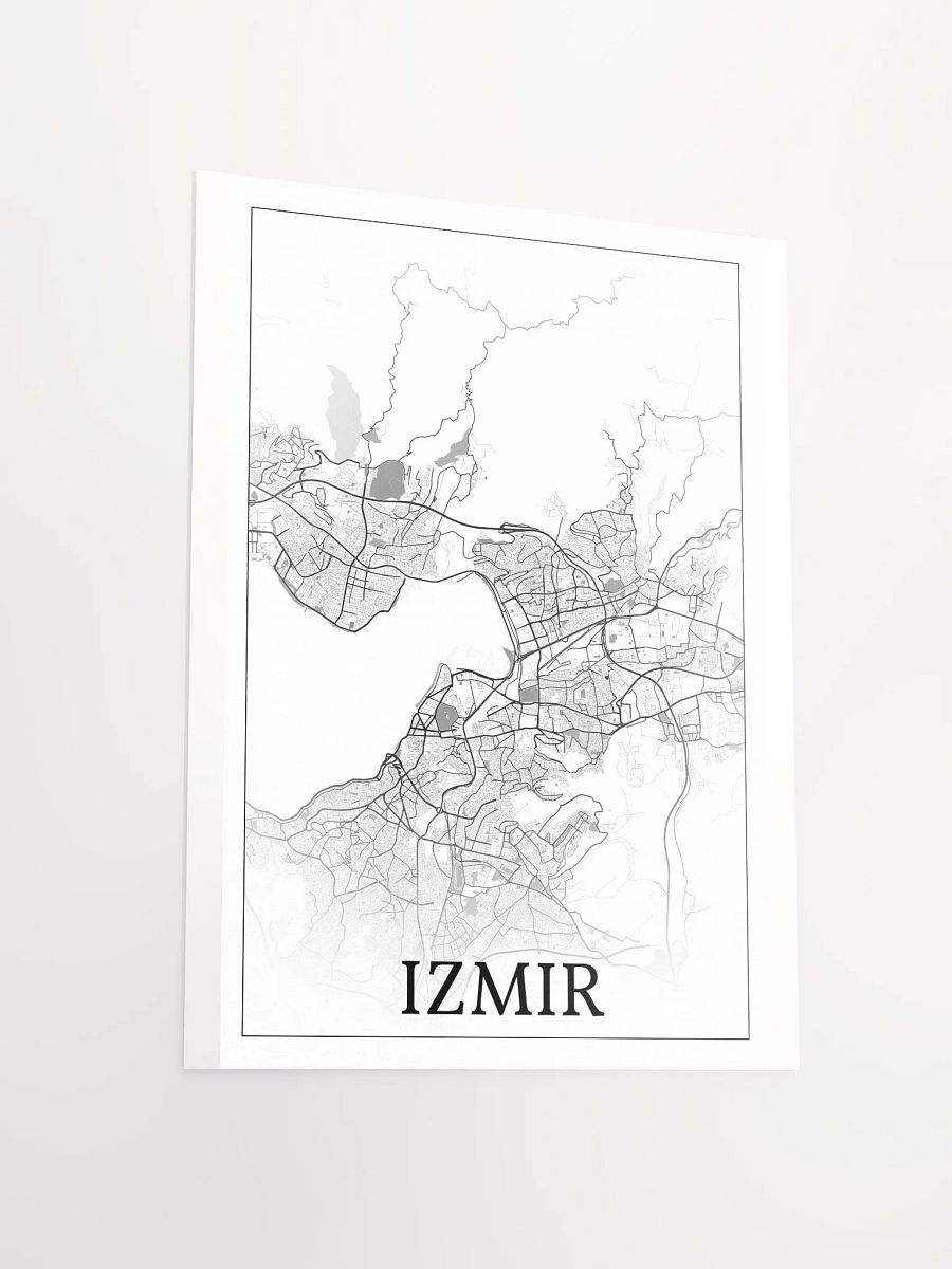 İzmir, Türkiye, city map print product image (12)