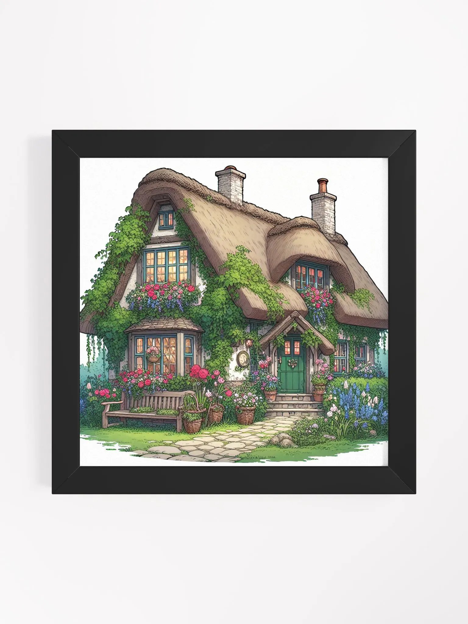 Enchanted Cottage - Framed Matte Poster product image (3)