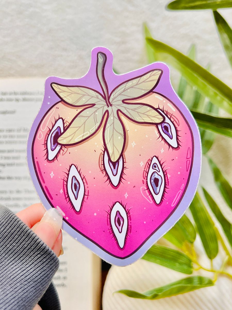 Strawby eyes sticker product image (4)