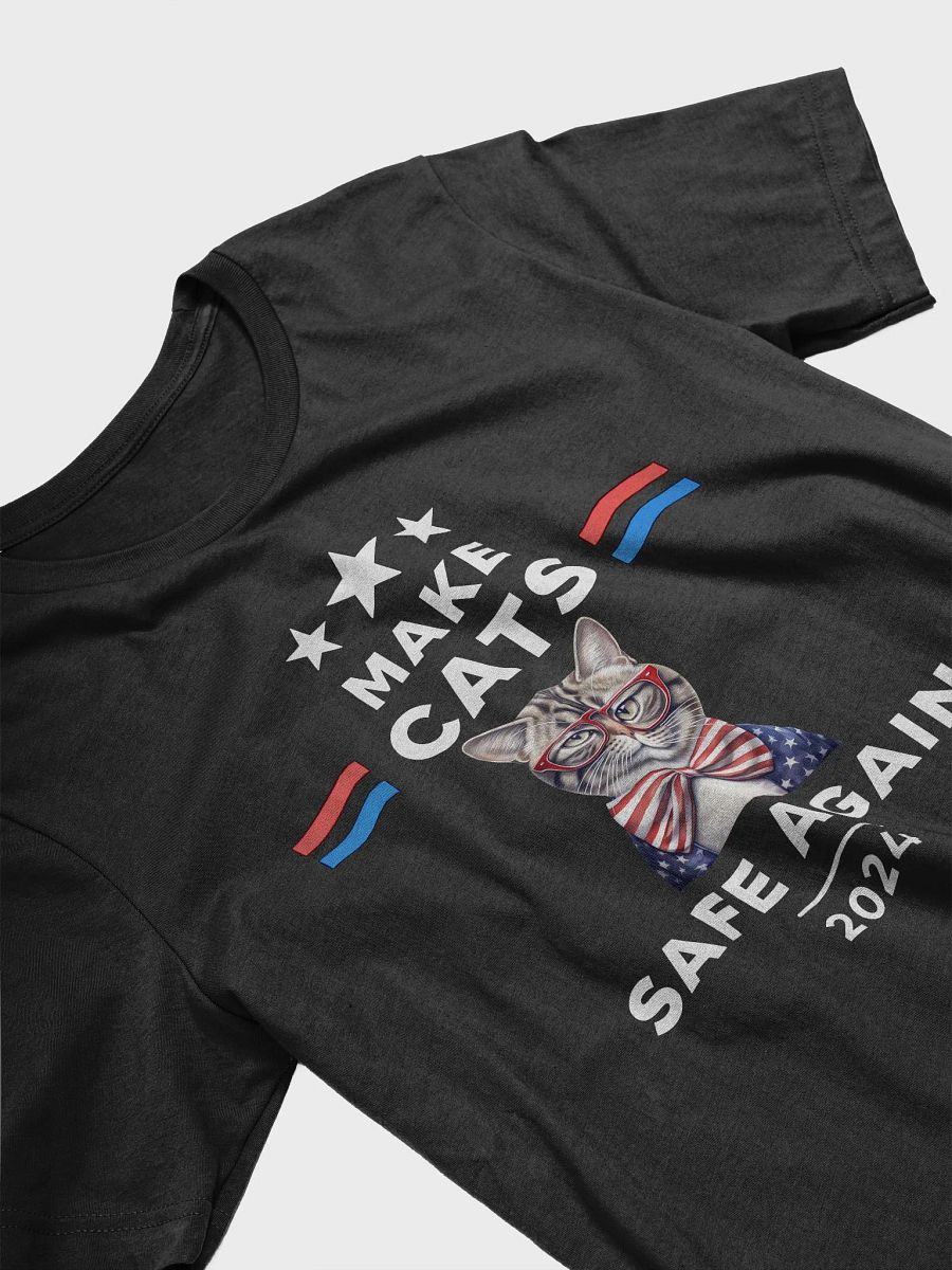 Make Cats Safe Again Funny Cat Election 2024 Debate Quote T-shirt product image (4)