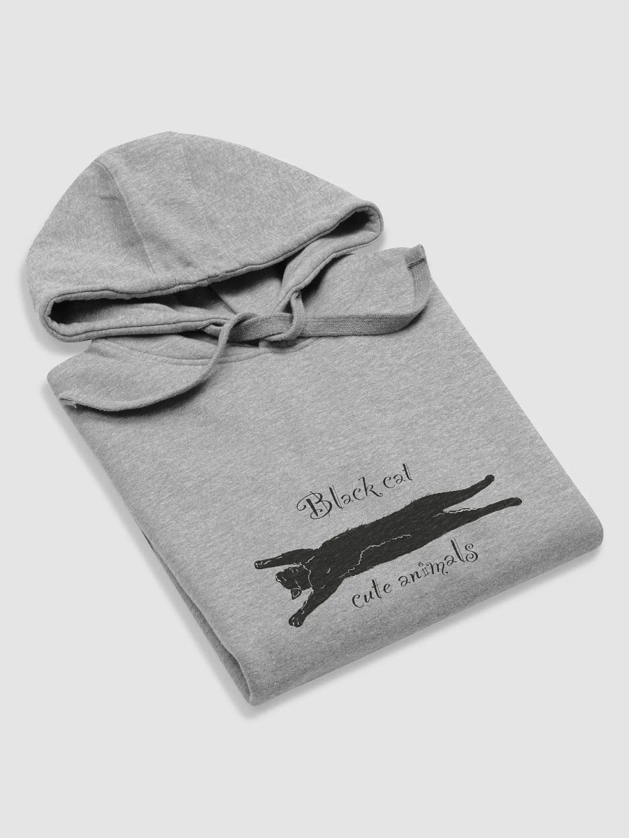 Stylish Black Cat Unisex Hoodie product image (5)