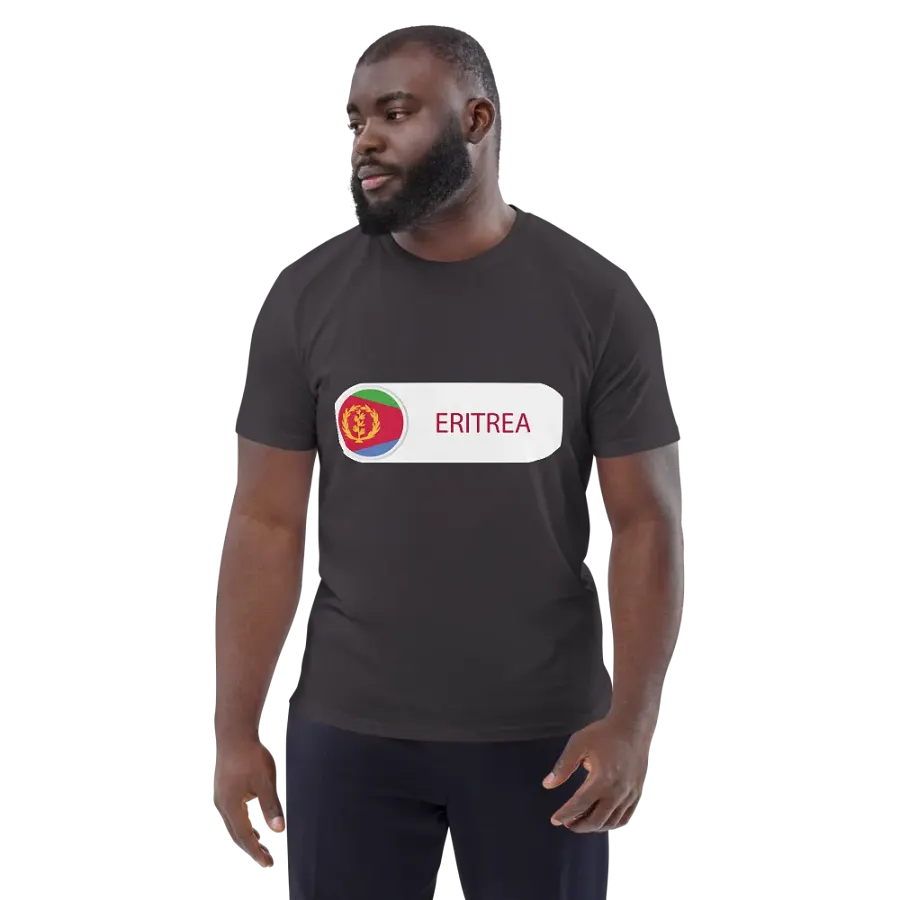 Eritrea Flag Emblem Organic Tee product image (137)