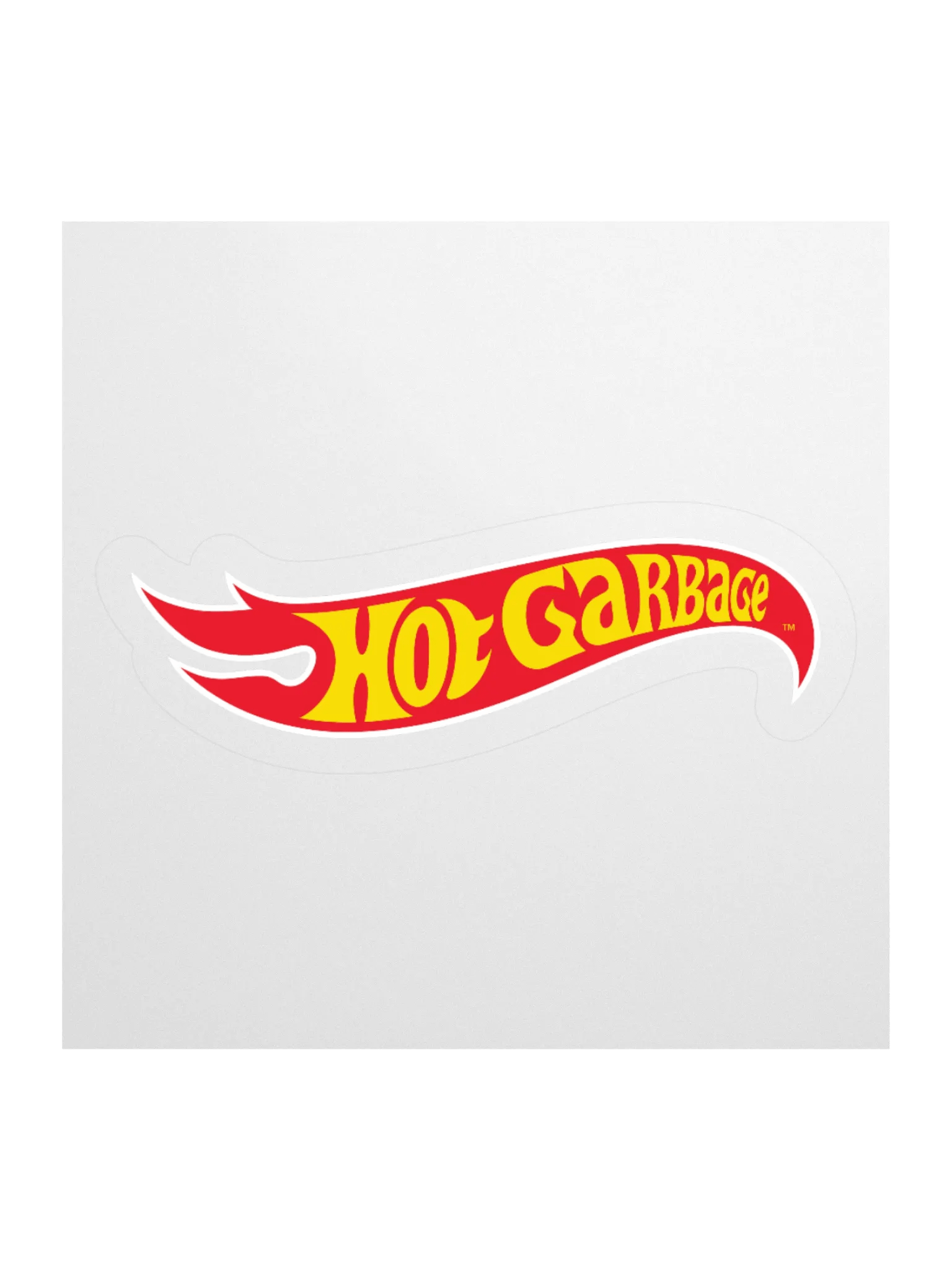 HOT GARBAGE STICKER (SINGLE) product image (1)
