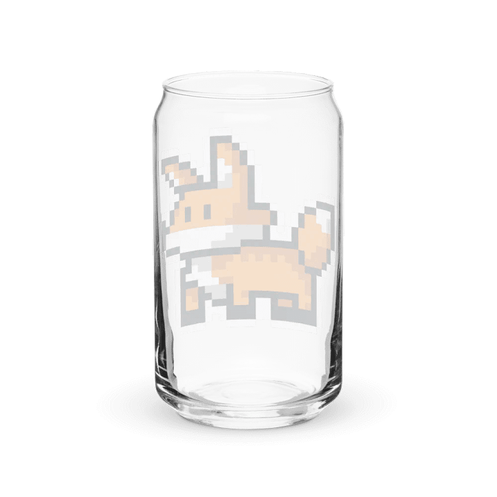 Geometric Fox Can-Shaped Glass product image (6)