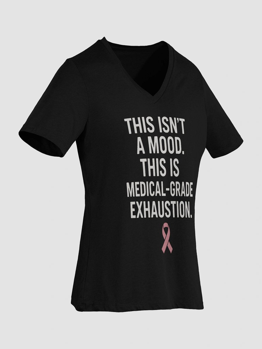 Medical-Grade Exhaustion Awareness V-Neck Tee product image (4)