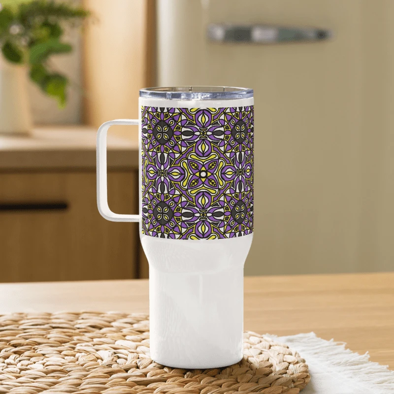 Non-Binary Abstract - Travel Mug product image (2)