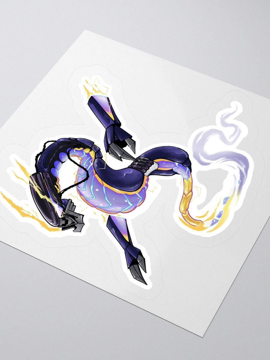 Electric Dragon Kiss Cut Sticker product image (3)