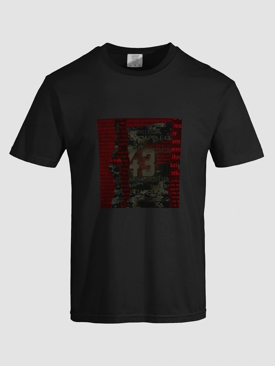 "43" Graphic T-Shirt (Red & Multicam Black) product image (7)