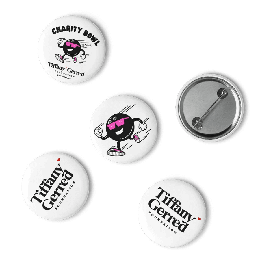 Charity Bowl Pin-On Buttons product image (3)