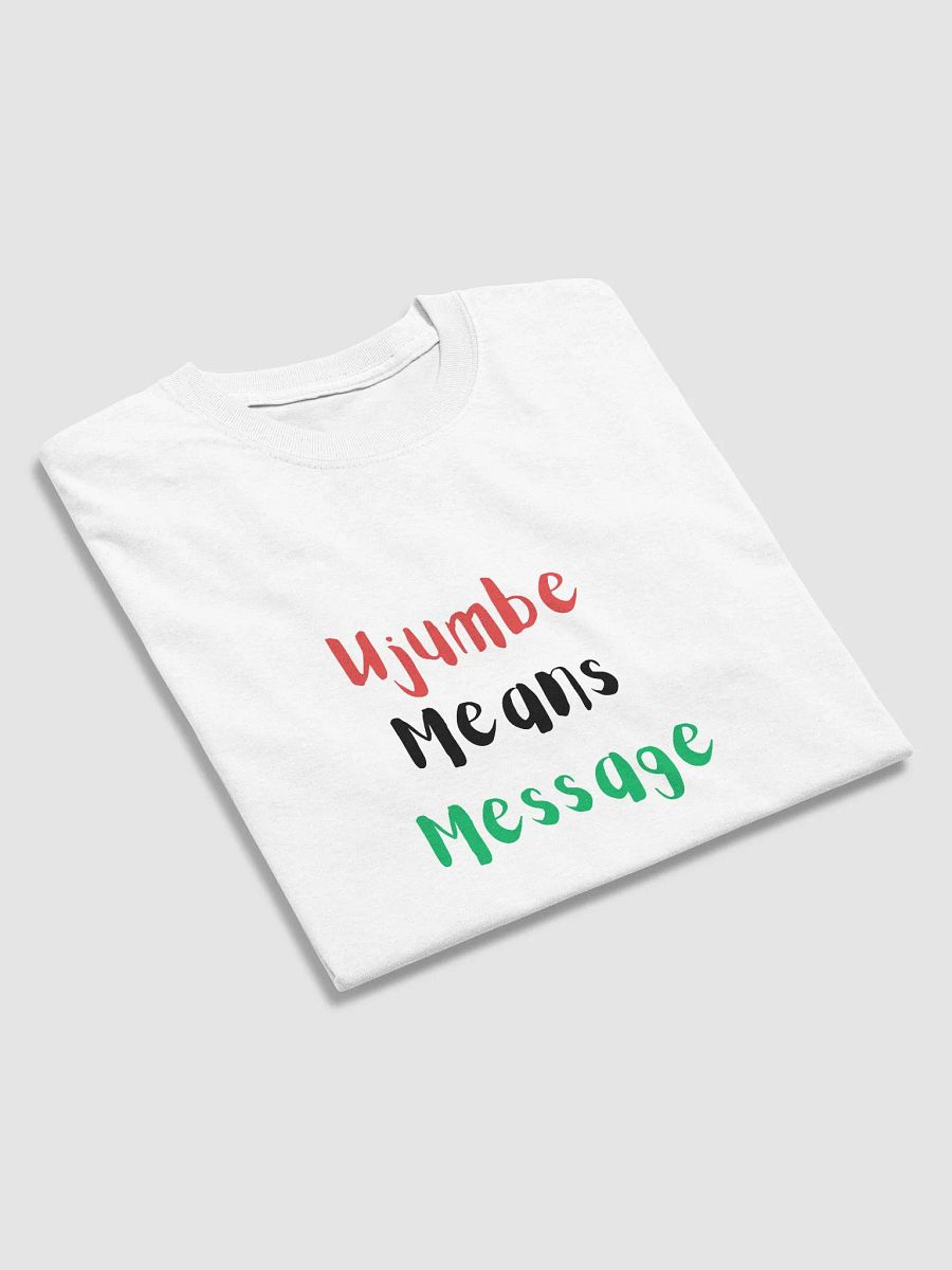 Vibrant Ujumbe Means Message Tee product image (4)