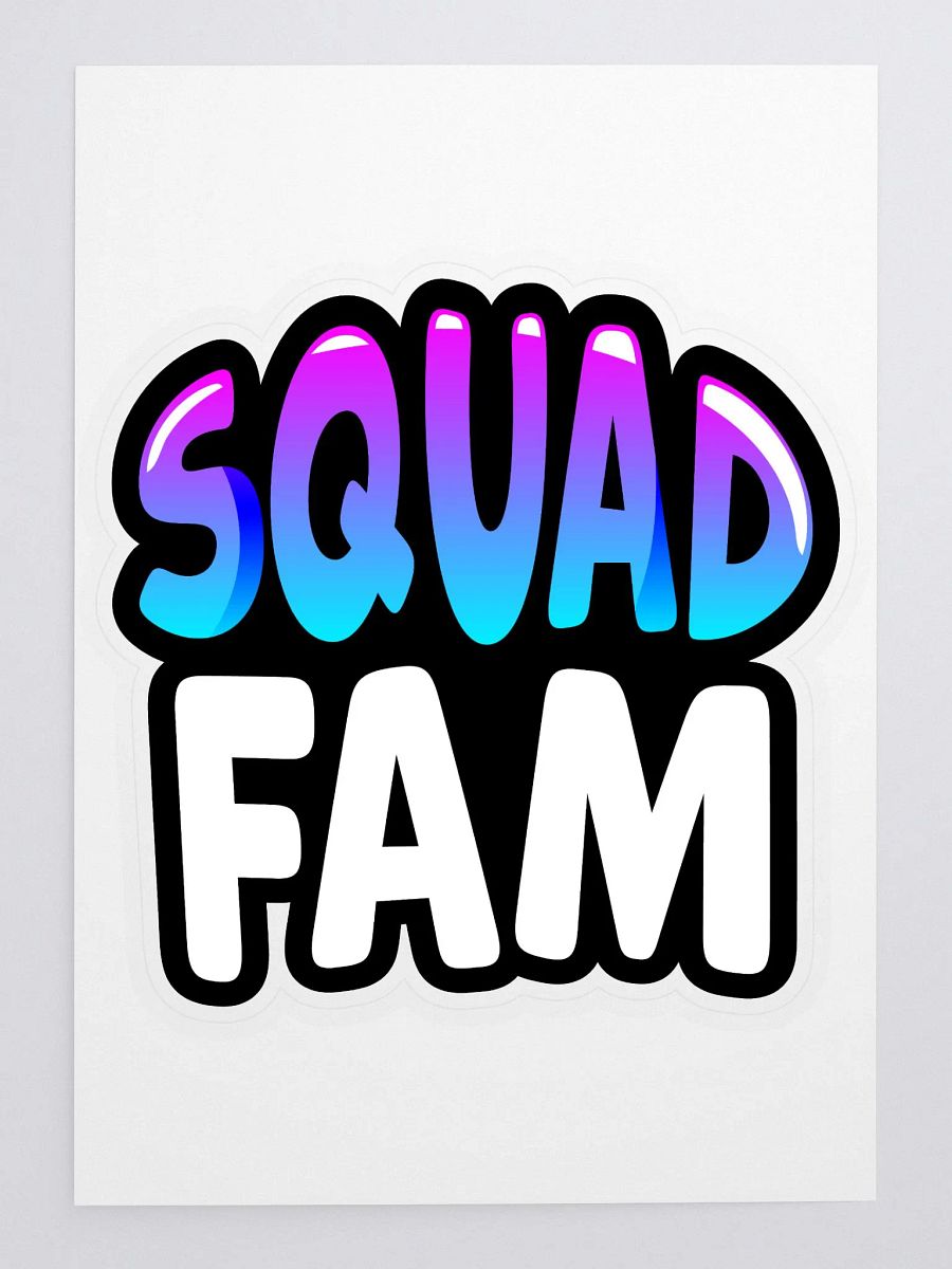 SQUAD FAM STICKER product image (1)