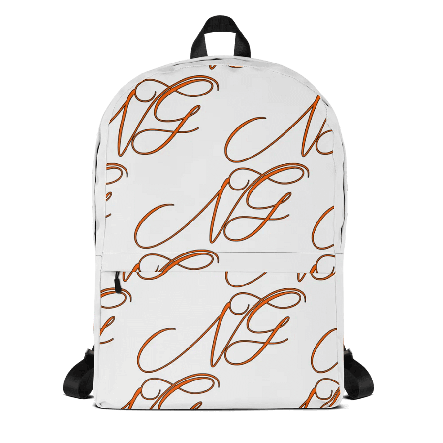 Ng text Stealthy Tech Backpack product image (9)