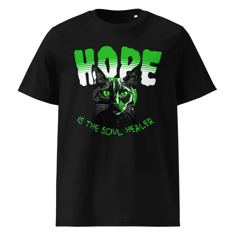 HOPE IS THE SOUL HEALER ORGANIC T-SHIRT product image (1)