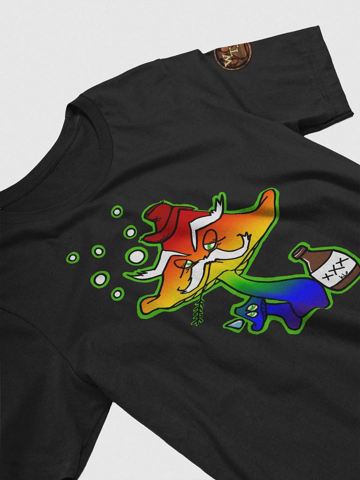 Rainbow Tipsy Mushroom T-Shirt product image (1)