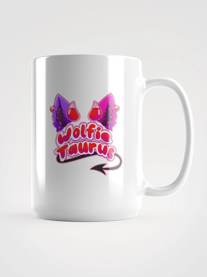 Wolfie taurus logo on white mug product image (1)