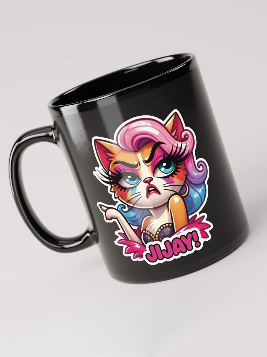Jijay! Black Glossy Mug product image (6)